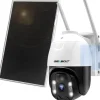 Outlet Sikkerhedskamera, 3 Megapixel, 25 FPS, Trådløs, 4G Forbindelse, Solcelledrevet Sikkerhedsmonitorer & Videokameraer