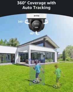Sikkerhedsmonitorer & Videokameraer^Sikkerhedskamera, Dobbeltlys Nattesyn, Menneskedetektion