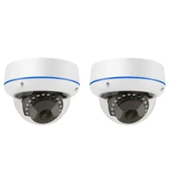 Sikkerhedsmonitorer & Videokameraer^Sikkerhedskamera, 5MP høj opløsning, smart IR natvision,2PCS 5MP KAMERA A