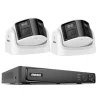 Sikkerhedsmonitorer & Videokameraer^Sikkerhedskamera, 8MP opløsning, 180° panoramisk udsigt, H.265+ kompression,2T, 2Pcs 6MP Kamera-a