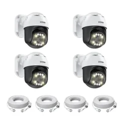 Sale Sikkerhedskamera, 5MP opløsning, PTZ-funktionalitet, , 4PCS 5MP Cameras Sikkerhedsmonitorer & Videokameraer