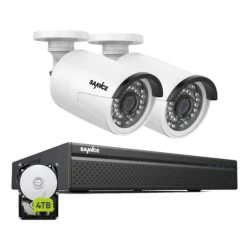 Sikkerhedsmonitorer & Videokameraer^Sikkerhedskamera System, 8-Kanal Support, Højopløsningsoptagelse,4T