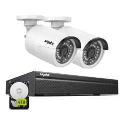 Sikkerhedsmonitorer & Videokameraer^Sikkerhedskamera System, 8-Kanal Support, Højopløsningsoptagelse,4T