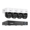 Best Sikkerhedskamera System, 8MP Opløsning, Fjernadgang,4stk 5MP Kamera, 4T Sikkerhedsmonitorer & Videokameraer