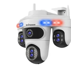 Sikkerhedsmonitorer & Videokameraer^Sikkerhedskamera, 10X optisk zoom, nattevision,1Pcs Hvid Kamera, EU Stik
