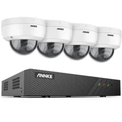 Discount Sikkerhedskamerasystem, 5MP opløsning, 8-kanals videoindgang, MicroSD-lagring,8CH NVR 4Pcs Kamera-a, 2T Sikkerhedsmonitorer & Videokameraer