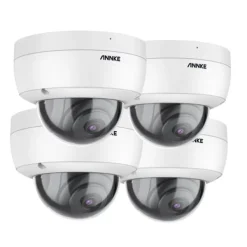 Sikkerhedsmonitorer & Videokameraer^Sikkerhedsovervågningssystemkamera, 5MP HD opløsning, natvision, 4PCS