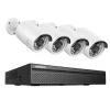 Sikkerhedsmonitorer & Videokameraer^Sikkerhedssystem, 5MP HD opløsning, natvisionsteknologi, Ingen, 8CH 4 stk 8MP