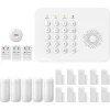 Online Sikkerhedssystem, Trådløs forbindelse, Smart Home-kompatibilitet,EU Stik, A02 GSM Kit F Hjemmealarmsystemer