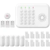 Hjemmealarmsystemer^Sikkerhedssystem, Trådløs forbindelse, Smart Home-kompatibilitet,EU Stik, A01 GSM Kit F