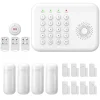 Hjemmealarmsystemer^Sikkerhedssystem, Trådløs forbindelse, Smart Home-kompatibilitet,EU Stik, A01 GSM Kit E