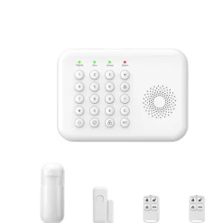 Hjemmealarmsystemer^Sikkerhedssystem, Trådløs Kontrol, Realtidsnotifikationer,2G-A