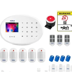 Outlet Sikkerhedssystem, trådløst, kompatibelt med smart home,KIT 1 Alarm Hjemmealarmsystemer
