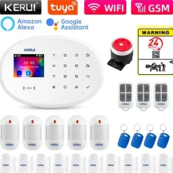 Outlet Sikkerhedssystem, trådløst, kompatibelt med smart home,KIT 1 Alarm Hjemmealarmsystemer