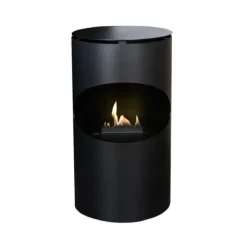 Pejse^Silo mobil bio-ethanol pejs - rund pejs - fritstående pejs - humør pejs - 2 KW varme