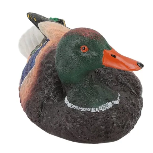 Sale Simulering Vand Flydende And Skulptur Ornament Syntetisk harpiks Kunstværk Springvand Dam Dekoration Havedekorationer
