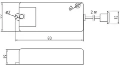 Sensorer Til Sikkerhedssystemer^Single-speed kontaktløs sensor AE-WBEZDB-10S