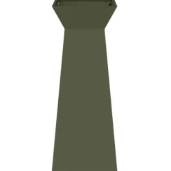 Hot Søjle Plantekasse 2-pak - Trapezoidal Design | Farve: Olivengrøn | Størrelse: 40x40x100 cm Plantestativer