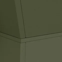 Hot Søjle Plantekasse 2-pak - Trapezoidal Design | Farve: Olivengrøn | Størrelse: 40x40x100 cm Plantestativer