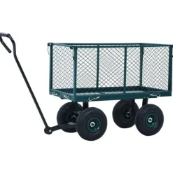 Discount Sækkevogne og pakkevogne - Living havevogn 350 kg grøn Haveværktøj