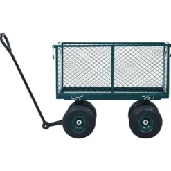 Discount Sækkevogne og pakkevogne - Living havevogn 350 kg grøn Haveværktøj