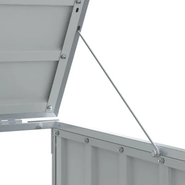 Outlet Skraldespandsskjuler i stål - Praktisk og vejrbestandig | Størrelse: 72x81x115 cm | Farve: Antracitgrå Skure, Garager & Carports