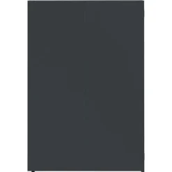 Hot Skraldespandsskjuler i stål med 6 rum - Stabil og vejrbestandig | Størrelse: 414x79x117 cm | Farve: Antracit Skure, Garager & Carports