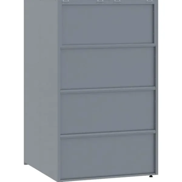 Skure, Garager & Carports^Skraldespandsskjuler i stål 2 rum - Vejrbestandig | Farve: Grå | Størrelse: 138x79x117 cm