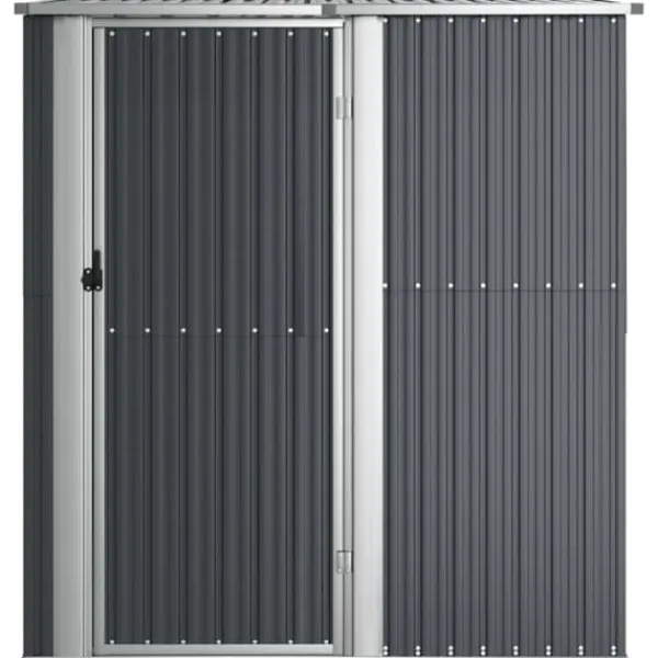 Skure, Garager & Carports^Skure & Redskabsskure - Living haveskur 180,5x97x209,5 galvaniseret stål antracitgrå