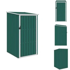 Clearance Skure & Redskabsskure - Living haveskur 87x98x159 cm galvaniseret stål grøn Skure, Garager & Carports