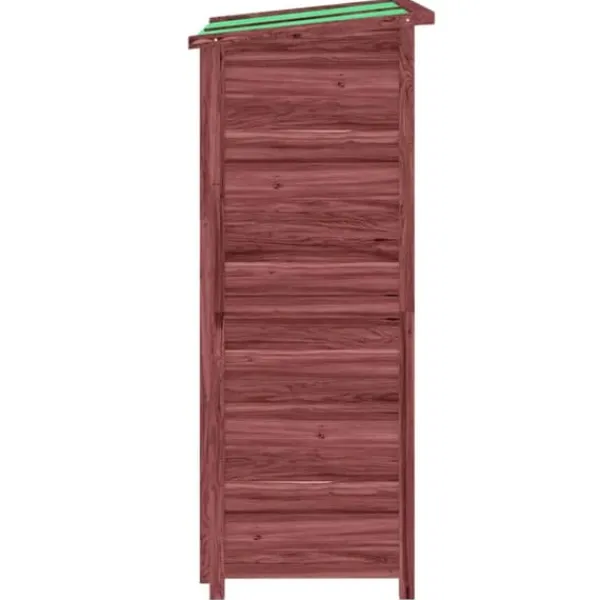 Discount Skure & Redskabsskure - Living redskabsskur til haven 83x57x140 cm massivt fyrretræ mokkafarve Skure, Garager & Carports