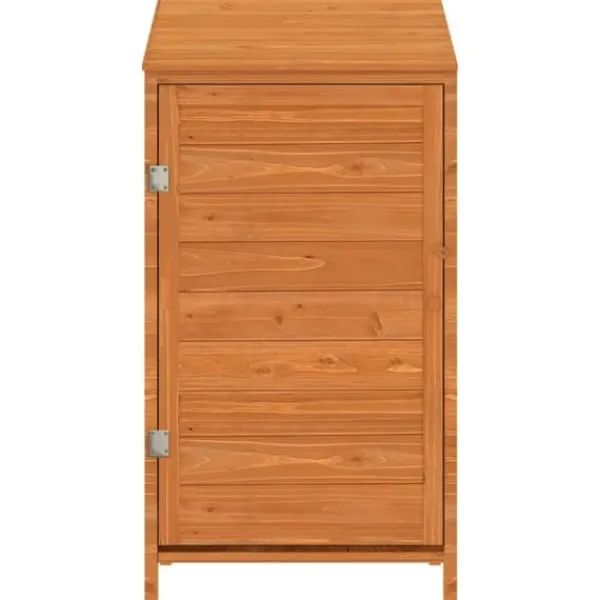Online Skure & Redskabsskure - Living haveskur 55x52x112 cm massivt grantræ brun Skure, Garager & Carports