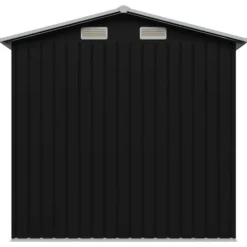 Skure, Garager & Carports^Skure & Redskabsskure - Living opbevaringsskur til haven 204x132x186 cm stål antracitgrå