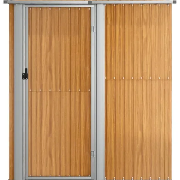 Skure, Garager & Carports^Skure & Redskabsskure - Living haveskur 180,5x97x209,5 cm galvaniseret stål trælook