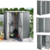 Skure, Garager & Carports^Skure & Redskabsskure - Living haveskur 180,5x97x209,5 galvaniseret stål grå