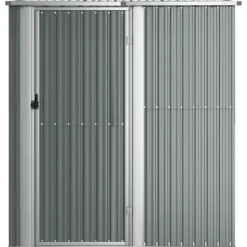 Skure, Garager & Carports^Skure & Redskabsskure - Living haveskur 180,5x97x209,5 galvaniseret stål grå