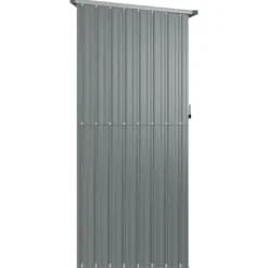 Skure, Garager & Carports^Skure & Redskabsskure - Living haveskur 180,5x97x209,5 galvaniseret stål grå
