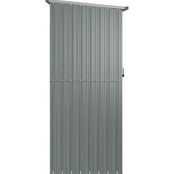Skure, Garager & Carports^Skure & Redskabsskure - Living haveskur 180,5x97x209,5 galvaniseret stål grå