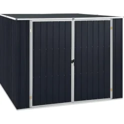 New Skure & Redskabsskure - Living haveskur 195x198x159 cm galvaniseret stål antracitgrå Skure, Garager & Carports