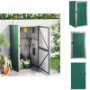Skure, Garager & Carports^Skure & Redskabsskure - Living redskabsskur til haven 88x89x161 cm galvaniseret stål grøn