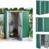 Skure, Garager & Carports^Skure & Redskabsskure - Living haveskur 180,5x97x209,5 galvaniseret stål grøn