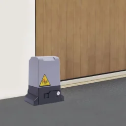 Skydeportåbner - Portmotor - Effekt 750 W - Helkobbermotor - Omdrejninger 1400 o/min - Fjernbetjening & Nøgler - Grå Skure, Garager & Carports