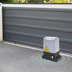 Online Skydeportåbner, automatisk portmotor, 750 W, 1600 kg kapacitet, fjernbetjening, automatisk indstilling Skure, Garager & Carports