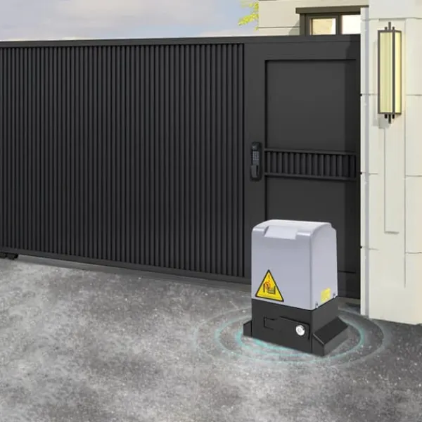 Online Skydeportåbner, automatisk portmotor, 750 W, 1600 kg kapacitet, fjernbetjening, automatisk indstilling Skure, Garager & Carports