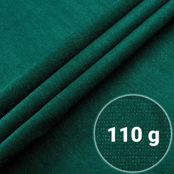 Haveduge^Skyggenet 1,5x50m 110 g/m2 + 50 klemmer grønne