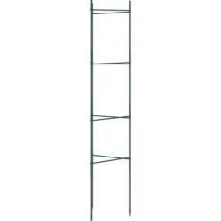 Krukker & Plantebeholdere^Slidstærkt espalier til tomater - Justerbart 2 stk. | Stål & PP | Højde: 154 cm