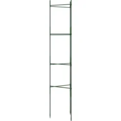 Krukker & Plantebeholdere^Slidstærkt espalier til tomater - Justerbart 2 stk. | Stål & PP | Højde: 154 cm