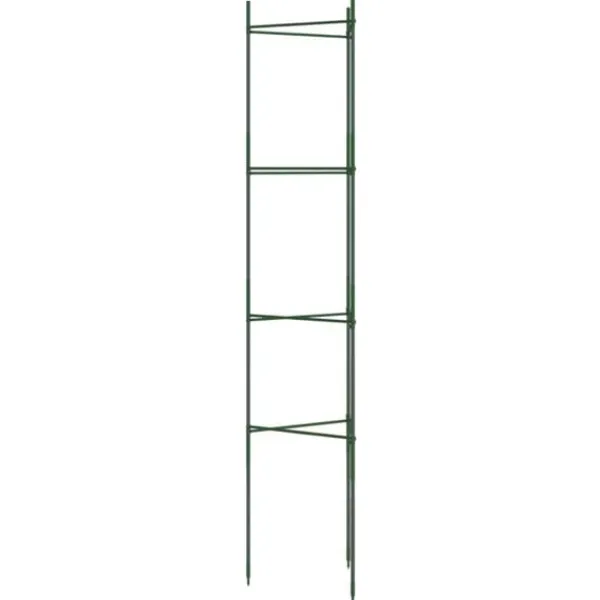 Krukker & Plantebeholdere^Slidstærkt espalier til tomater - Justerbart 2 stk. | Stål & PP | Højde: 154 cm