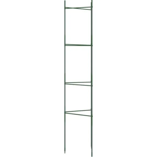Krukker & Plantebeholdere^Slidstærkt espalier til tomater - Justerbart 2 stk. | Stål & PP | Højde: 154 cm