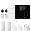 Hjemmealarmsystemer^Smart Alarm System, Mobil Kontrol, Bevægelsesdetekteringssensorer,EU stik, B